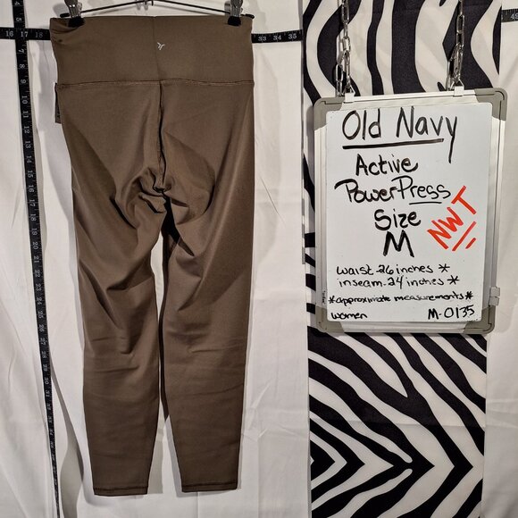 NWT Old Navy Active PowerPress Leggings Taupe - Picture 2 of 5